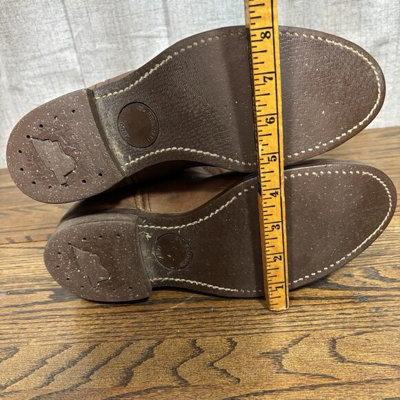 Vintage Red Wing Pecos 1178 Pull-On Work Boots Men’s 8D Brown Leather USA Made - Picture 6 of 8